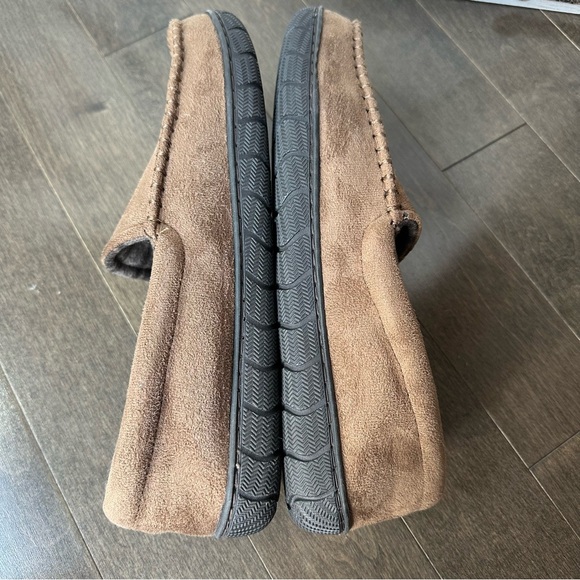 Dockers Men's Moccasin Slippers Suede Slip On Plaid Size 11/12 - Picture 4 of 8